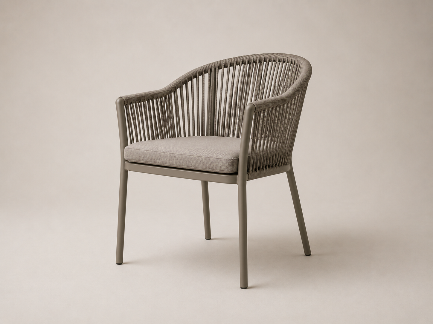 Chaise outdoor tressée pour hôtels, cafés et restaurants (Horeca)