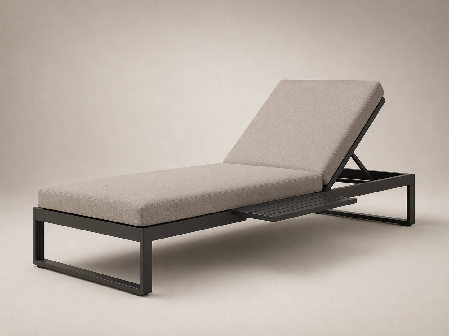Chaise longue outdoor pour terrasse et rooftop haut de gamme